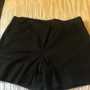 Ann Taylor cotton black shorts